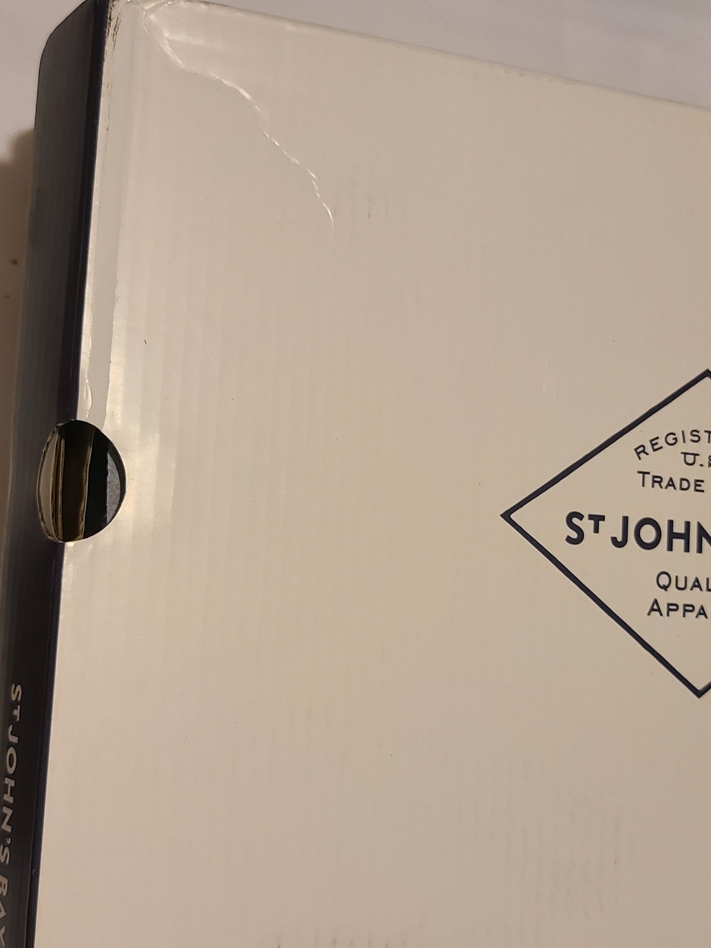 St. John's Bay White Home Storage Box